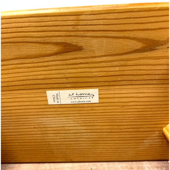 Handcrafted Wooden Step Stool With Humorous Inspirational Poem Decor - Picture 6 of 6